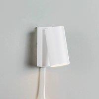 Nowodvorski Lighting Mono I wall spotlight with plug, white