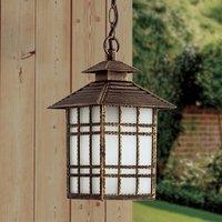 ORION Traditional Ilka outdoor hanging light with chain