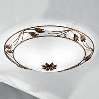 ORION Fleur ceiling light, gold antique, 50cm