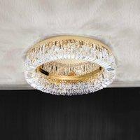 ORION Crystal ceiling lamp Ring - 59 cm