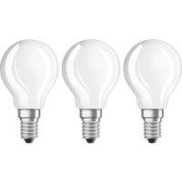 OSRAM LED bulb E14 4 W, warm white, 470 lumens, set of 3