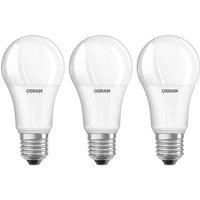 OSRAM LED bulb E27 13W, cool white set of 3