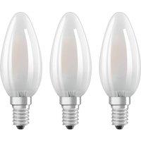 OSRAM 3 LED candles E14 Classic B 4 W 2,700 K matt