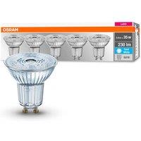 OSRAM LED reflector GU10 2.6W 4,000K 230lm 36 5x