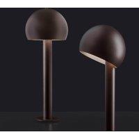 Oluce Otto 329 LED path light, indian brown