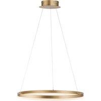 Paul Neuhaus LED hanging light Titus, 60 cm, brass, dimmable