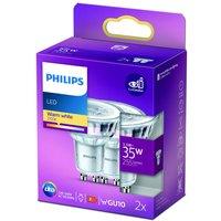 Philips reflector LED bulb GU10 3.5W 2,700K 36 2x