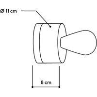 Almut von Wildheim ALMUT 0239 wall light, vegan Swiss pine/green