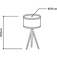 Almut von Wildheim ALMUT 2610 table lamp, hay with blue cornflowers