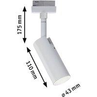 Paulmann URail Tubo LED spotlight, white