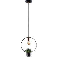 Paulmann Tasja pendant lamp with a plant pot