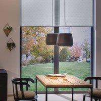 Paulmann lampshade Pirm, grey, 28 cm, metal