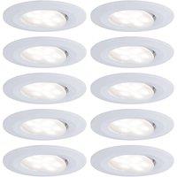 Paulmann Calla swivelling dimmable 9cm 840 10-pack white