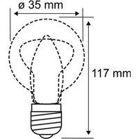 Paulmann candle LED bulb E14 5 W dim to warm