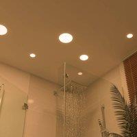 Paulmann Veluna LED panel 3,000 K round 12.5 cm