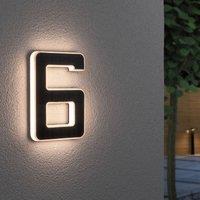 Paulmann LED solar house number 6
