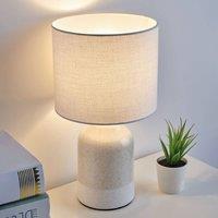 Pauleen Sandy Glow table lamp, white/beige