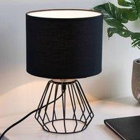 Pauleen Shiny Diamond table lamp, cage base