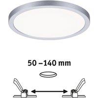 Paulmann Areo LED panel 4,000K round chrome 17.5cm