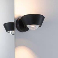Paulmann Sabik LED wall light up/down, black