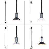 Paulmann Runa hanging light, black/anthracite