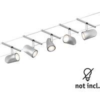 Paulmann Cup cable lighting basic 5-bulb chrome
