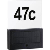Paulmann Neda solar LED house number light sensor