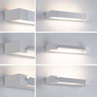 Paulmann Lucille LED wall lamp, 40 cm, white, dimmable, IP44