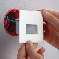 Paulmann LED recessed wall light EDGE, white