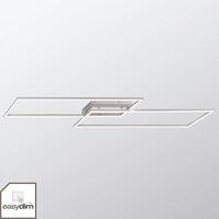 Paul Neuhaus LED ceiling lamp Inigo, 113 cm, 2-bulb, dimmable