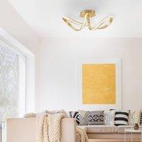 Paul Neuhaus Melinda LED ceiling lamp gold dim