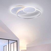 Paul Neuhaus Emilio LED ceiling light with remote control round