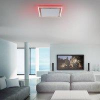 Paul Neuhaus Helix LED ceiling light square 50 cm