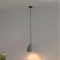 Paul Neuhaus hanging light Eton, grey, concrete, 21 cm, G9