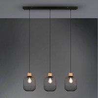 Reality Leuchten Calimero hanging light cage look 3-bulb