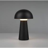 Reality Leuchten LED table lamp Lennon IP44 battery, dimmer, black