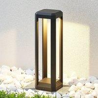 Lucande Fery LED pillar light in anthracite, 50 cm