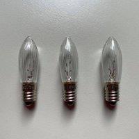 Saico E10 corrugated candle replacement bulb 3 outdoor light arcs