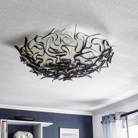 Slamp Veli designer ceiling lamp 78cm anthracite