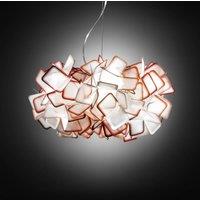 Slamp Clizia - designer pendant light, orange