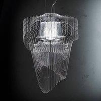Slamp Aria S pendant light, clear, 50 cm
