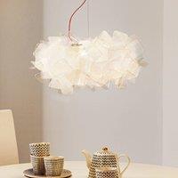 Slamp Clizia Pixel hanging lamp, red cable 53 cm
