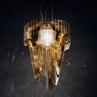 Slamp Aria M pendant light, gold, 60 cm