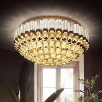 Slamp Odeon Ceiling ceiling light, gold, 102 cm