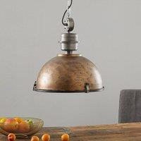 Steinhauer Copper-brown Bikkel pendant light with an industrial look
