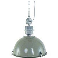 Steinhauer Bikkel - olive green industrial hanging light