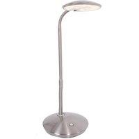 Steinhauer Zenith - LED table lamp with dimmer, steel