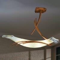 Sil-Lux Designer ceiling light ROMA 60 copper red