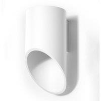 SOLLUX LIGHTING Saturn 20 wall light, up/down, white