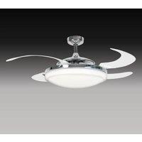 Beacon Lighting Beacon ceiling fan Fanaway Evo 2 with light chrome quiet